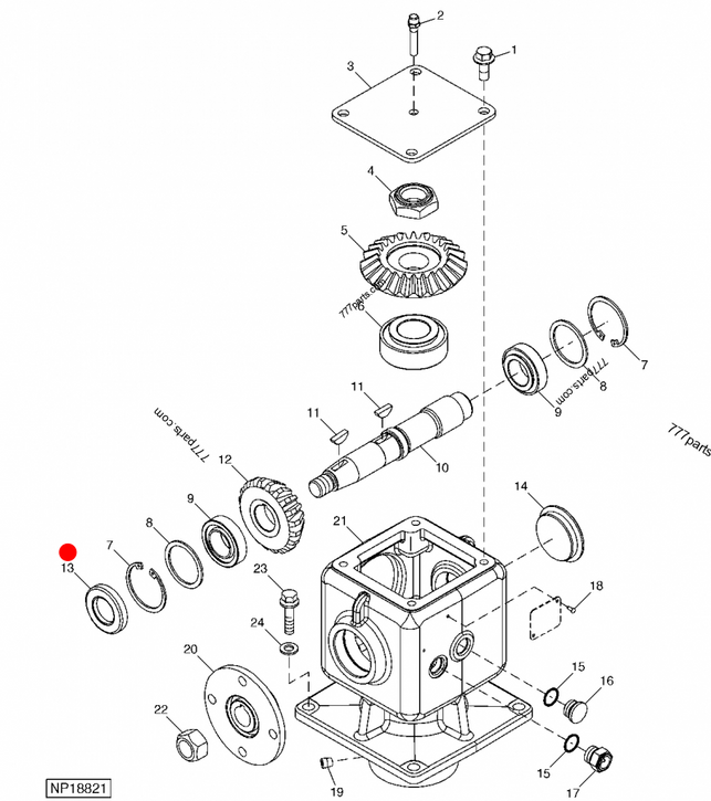 Angle Drive Box Seal