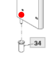 Moisture Door Pivot
