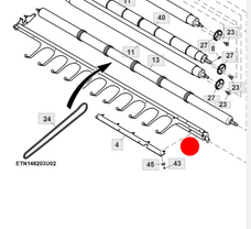 Wrap Roller Finger Rack