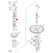 Top Idler Slip Clutch Shaft Bearing