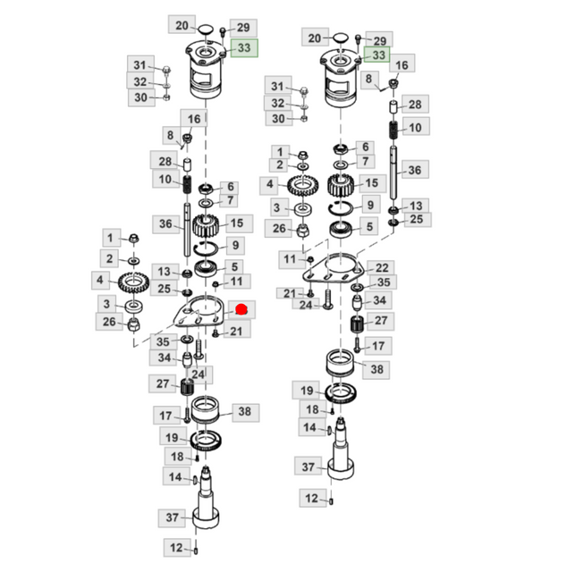Plate Front Drum